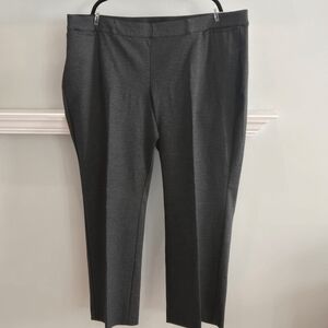 Lane Bryant Classic Trousers Charcoal Grey Pants NWT Size 26/28